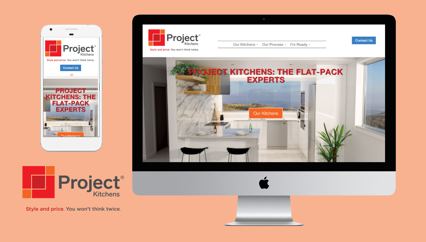 Acre Technologies Website built a fully responsive SEO ready website for Project Kitchens